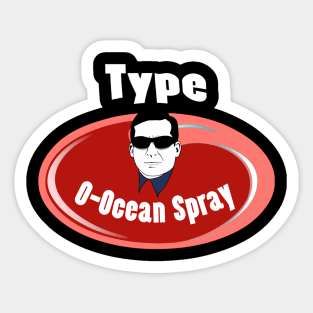 Type O-ocean Spray Sticker